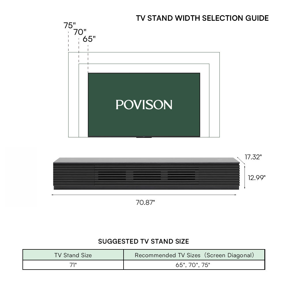 Wood Black Plywood TV Stands