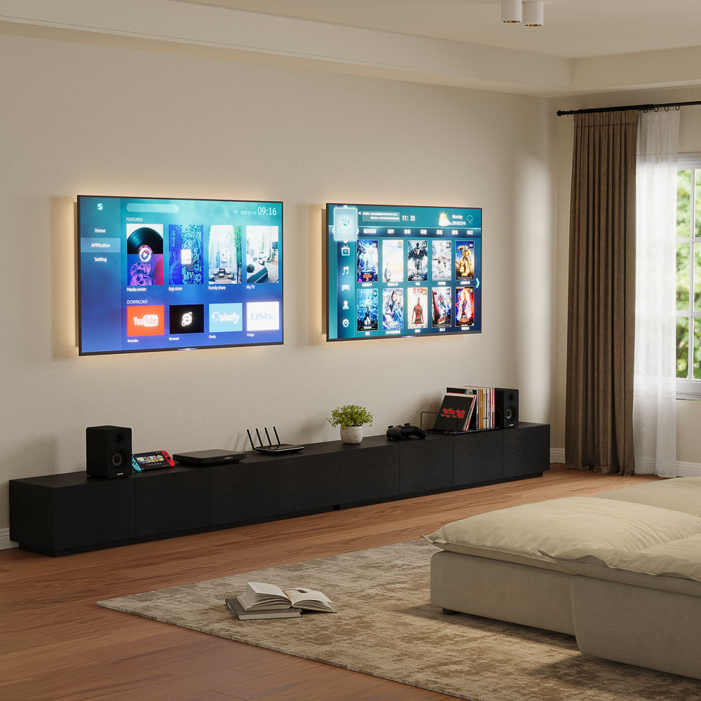 Modern Black MDF TV Stands