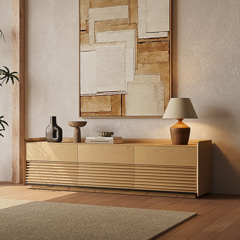 Oak Oak Plywood TV Stands