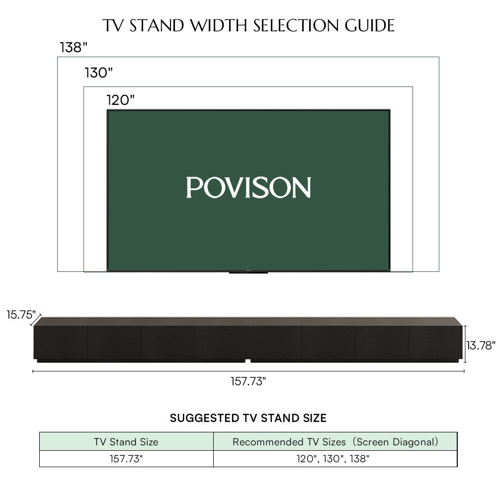 Partly Assemble Black MDF TV Stands