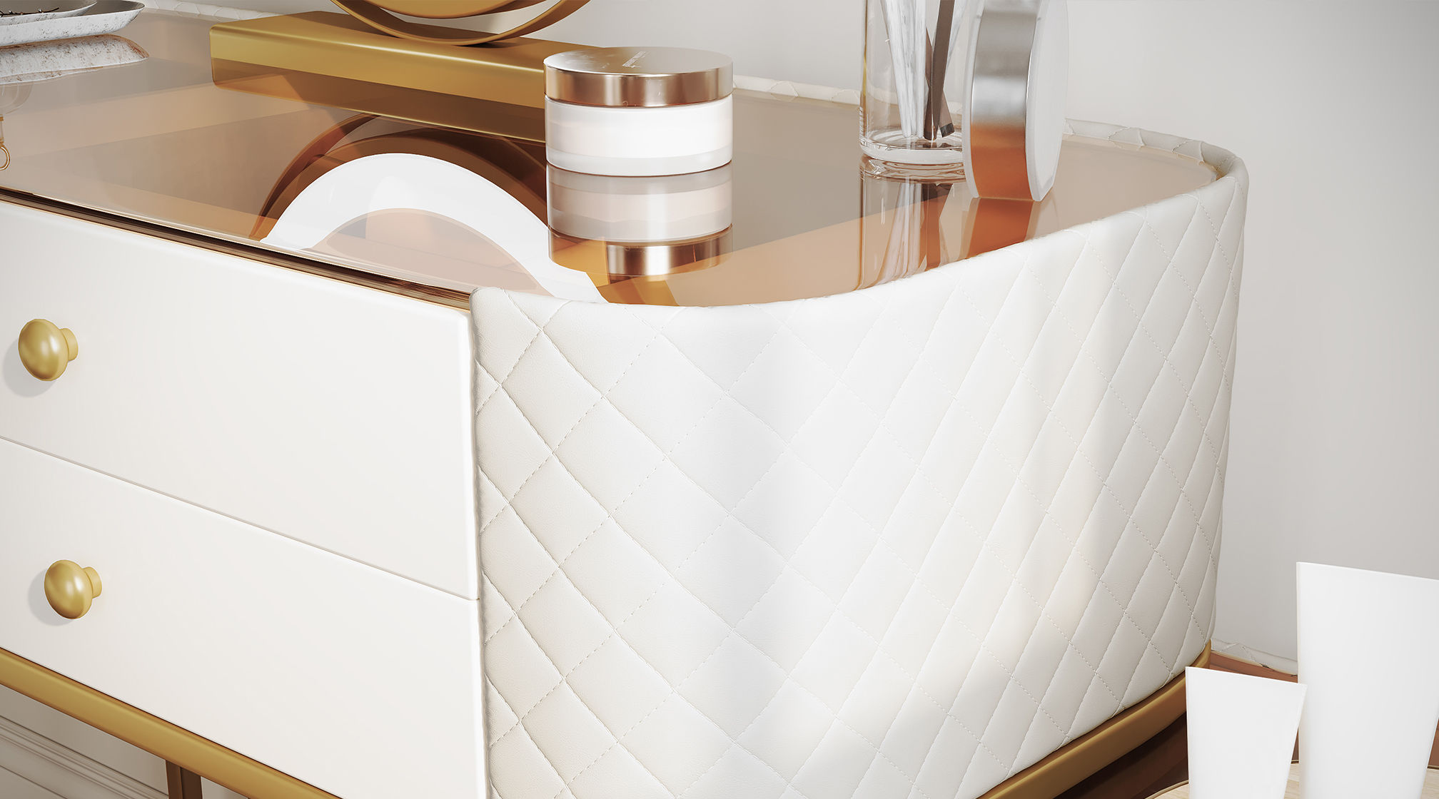 Elegant Diamond-Pattern Design