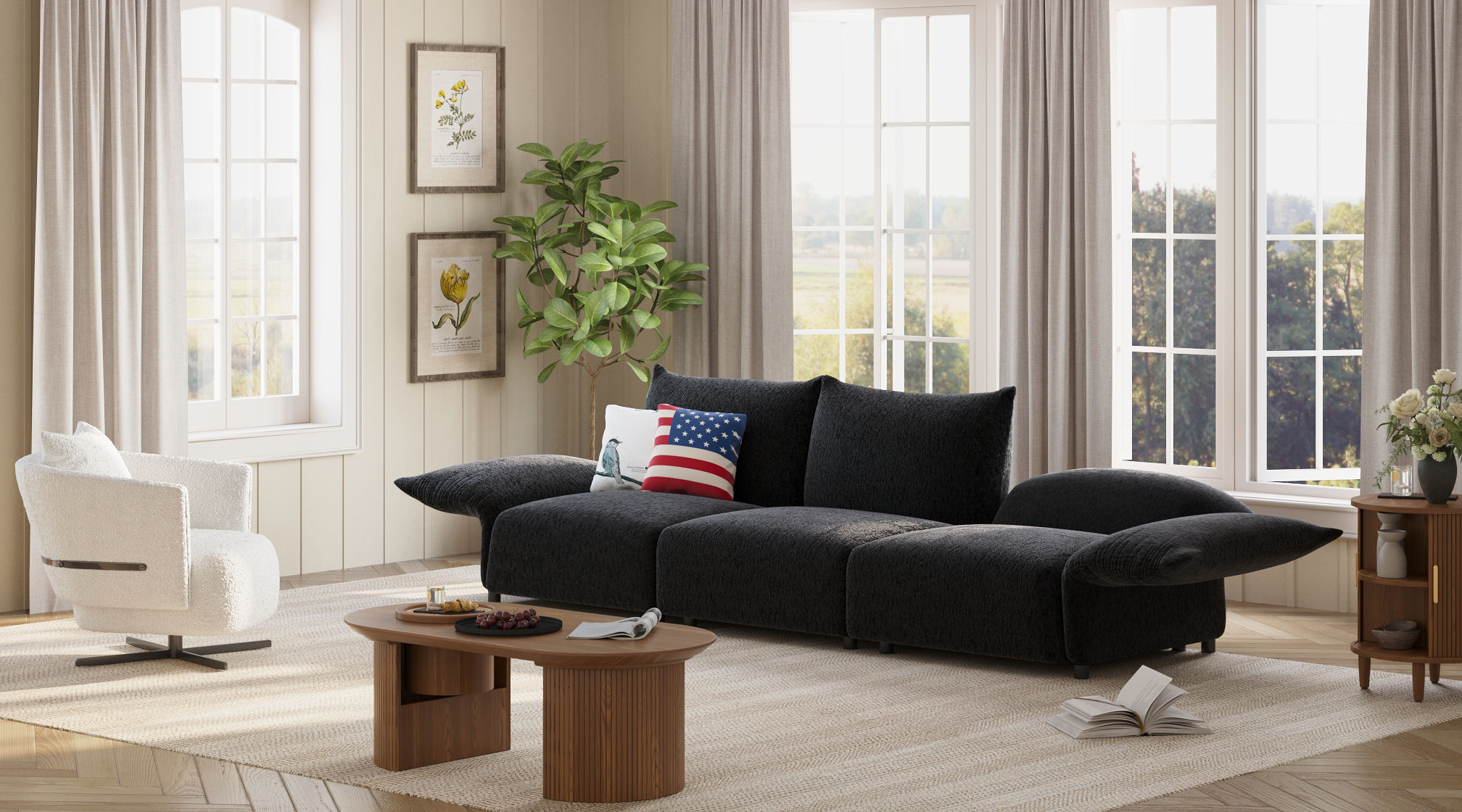 Petal Curved Sofa