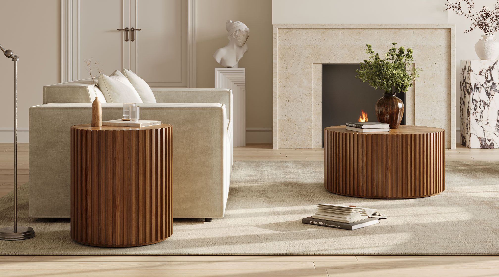 Mid-Century Fluted Design