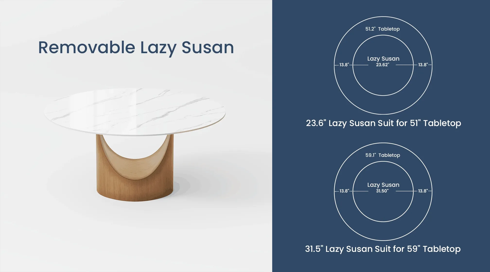 Removable Lazy Susan