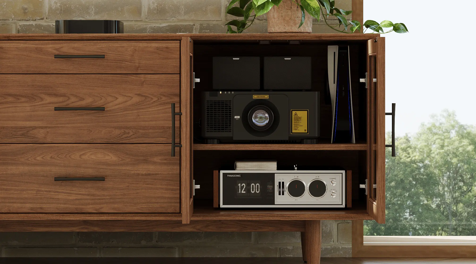 Adjustable 5-Position Shelves