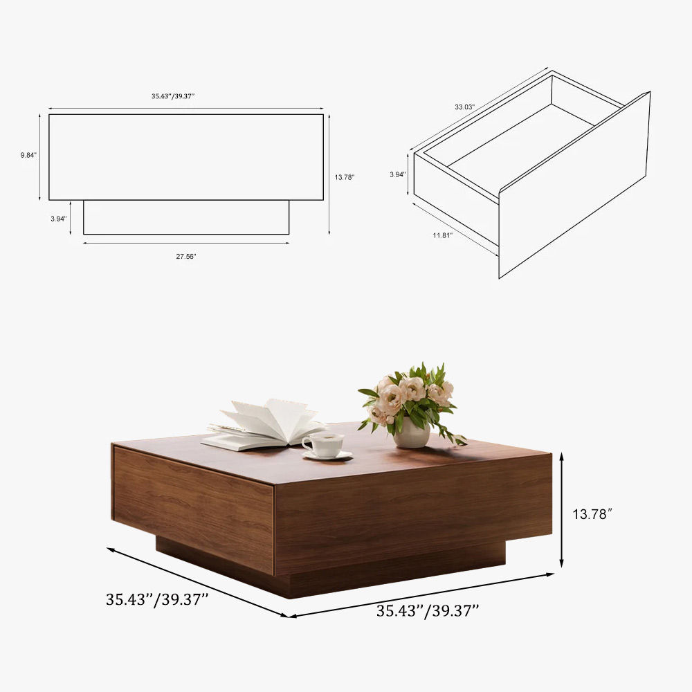 Brown MDF Coffee Tables