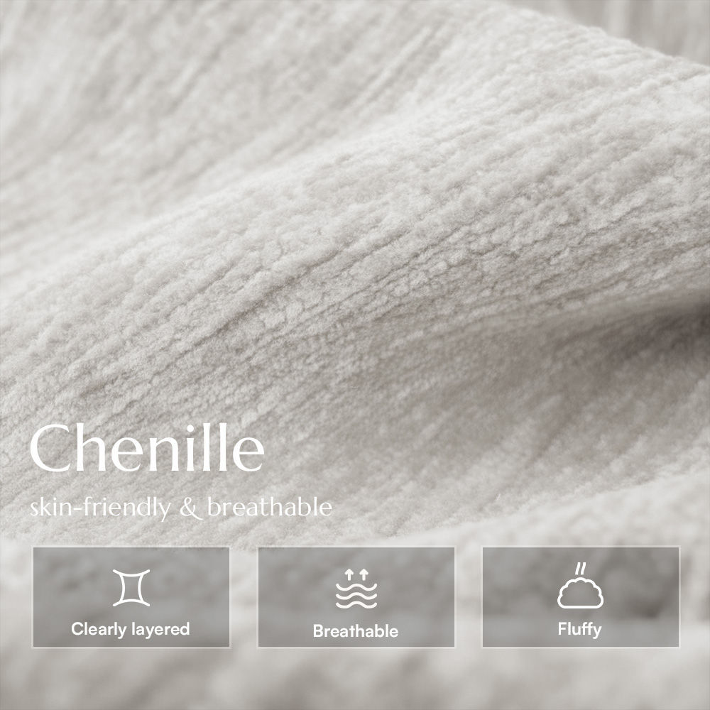 Partial Assembly Required Beige Chenille Sofa Set