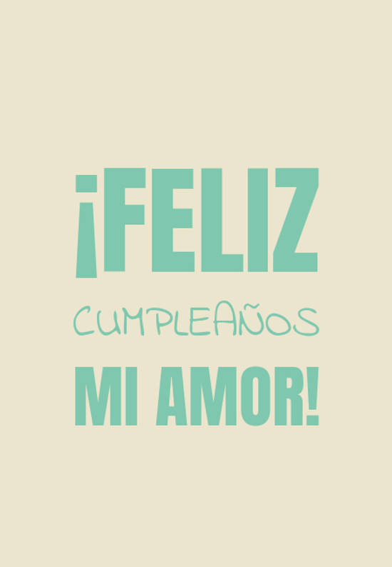 Crea Tu Frase Feliz Cumpleanos Mi Amor