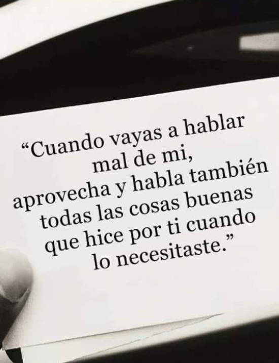 Crea Tu Frase – Cuando vayas a hablar mal de mi, aprovecha y habla (1 Imágenes) Crea Tu Frase – Cuando vayas a hablar mal de mi, aprovecha y habla (1 Imágenes)