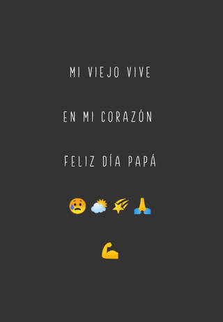 Mi viejo vive En mi corazón  Feliz día papá ?⛅???