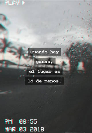 Cuando hay ganas, el lugar es lo de menos.