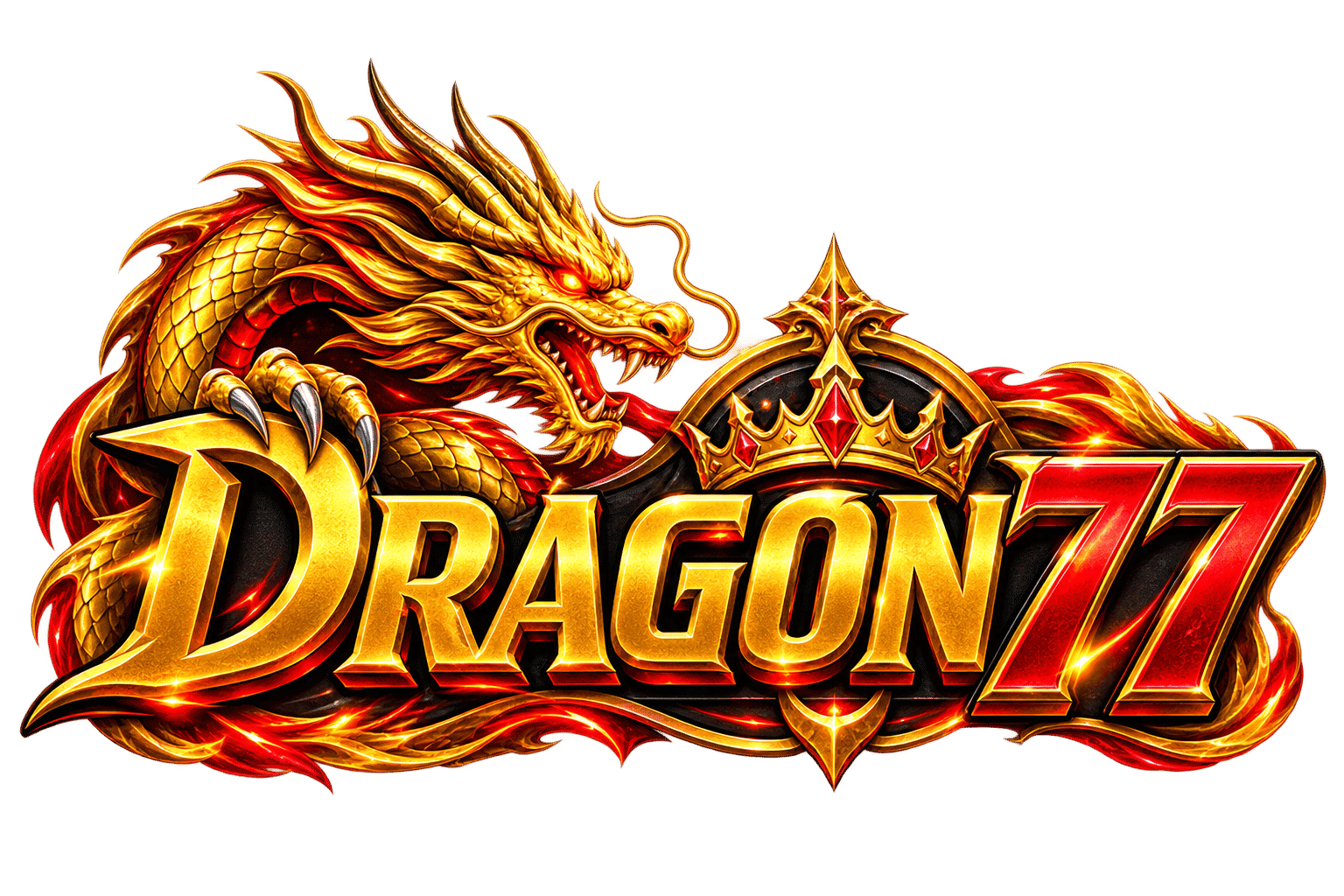DRAGON77 Neon Logo