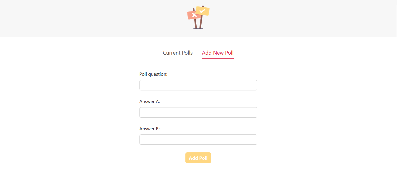 Adding new polls tab