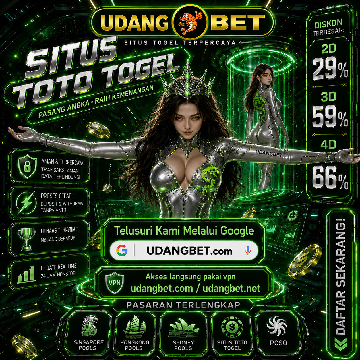 Galeri foto UDANGBET: Pusat Situs Toto Togel Online dan Game Tebak Angka Populer 2027 di Bandung