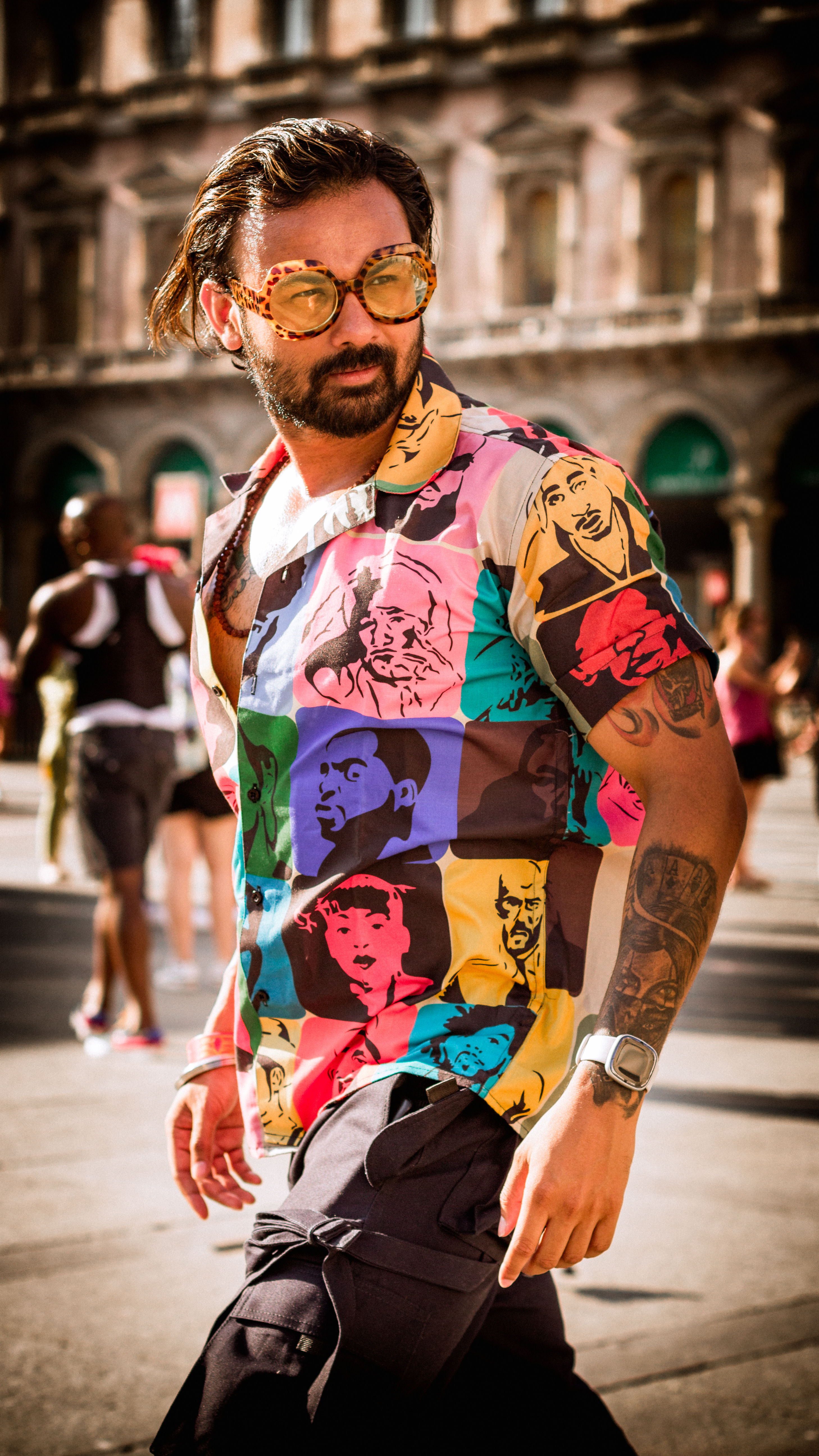 Candid portraits in Milan