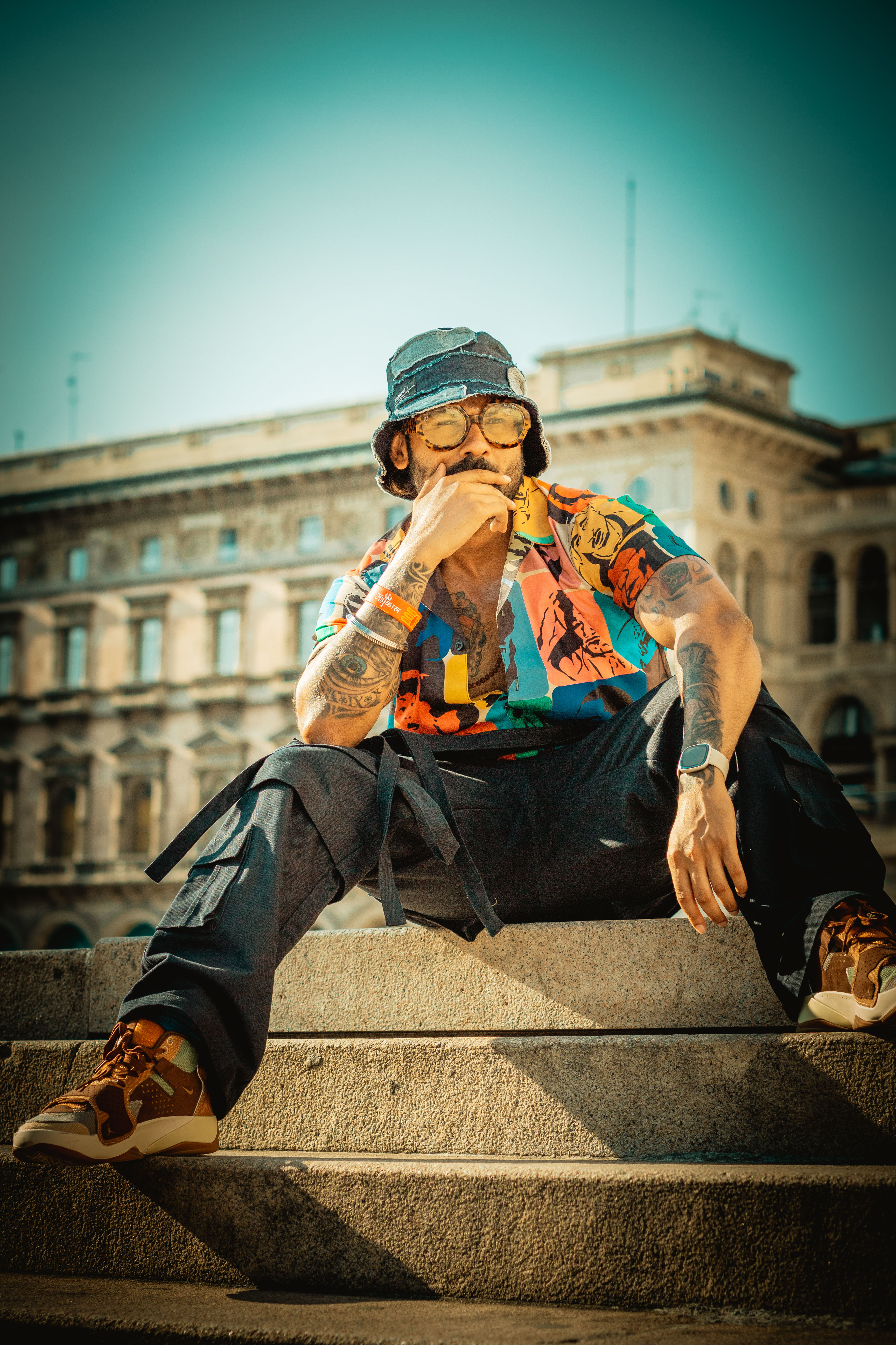 Candid portraits in Milan