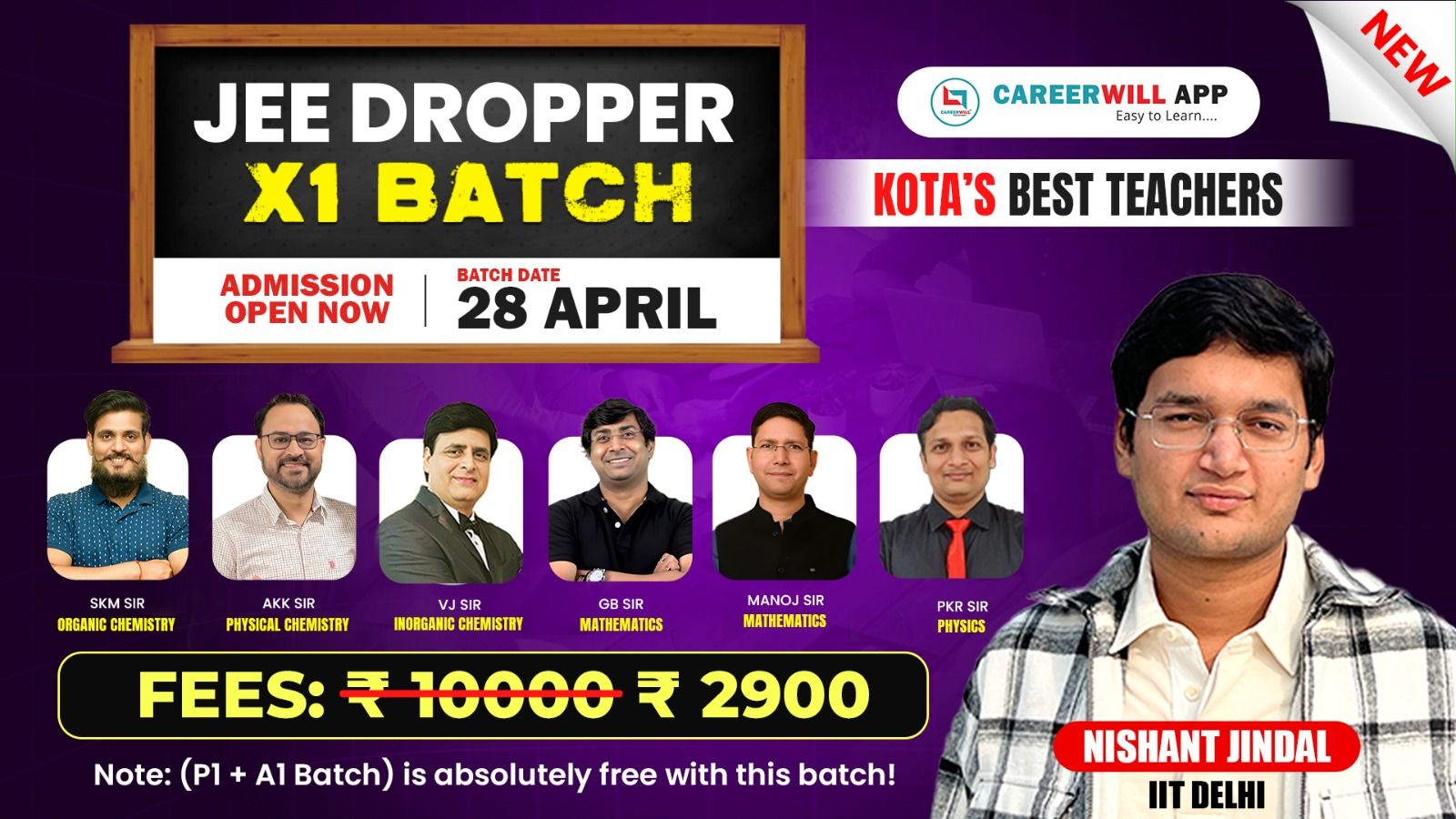 JEE Droppers - (X1 Batch) Thumbnail
