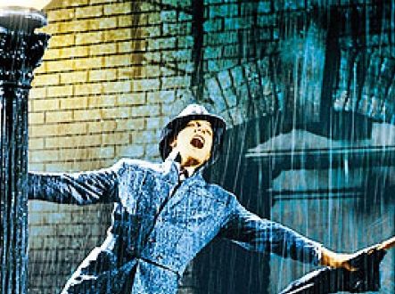 Gene Kelly ve filmu Zpívání v dešti