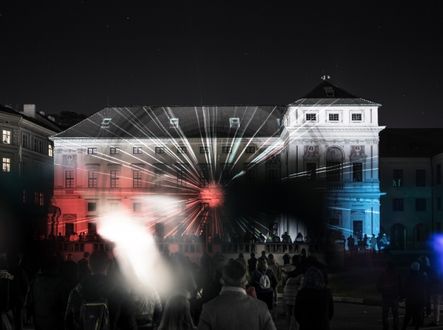 Videomapping na Malé Straně