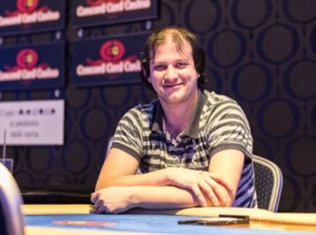 Lukáš Horák v Concord Card Casinu.