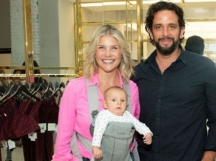 Herec Nick Cordero s rodinou