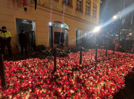 Oslavy 17. listopadu na Národní třídě