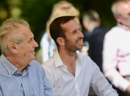 Miloše Zeman a Radek Štěpánek