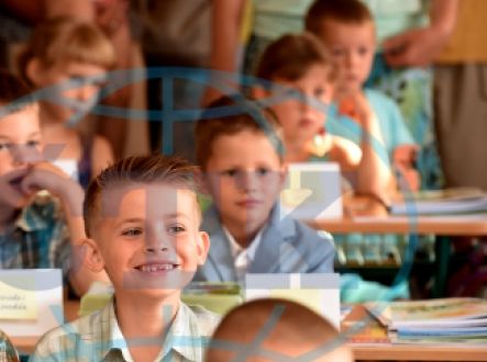 Děti během řešení kvízu