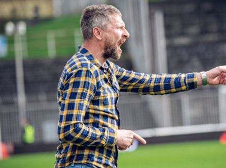 Martin Hašek v zápase se Slovanem Liberec