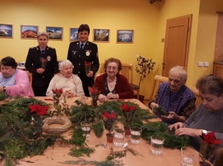 Senioři byli návštěvou policie velice potěšeni