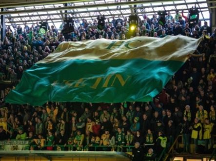 Choreo vsetínských fanoušků