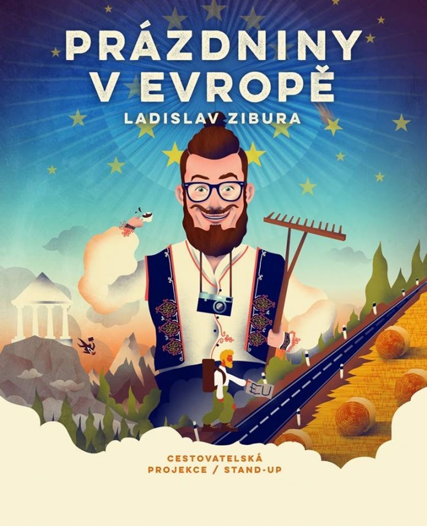 Plakát k přednáškám o Evropě