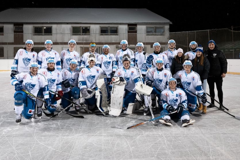 Sestava letošního HC UPOL při Winter Classics proti brněnskému VUT