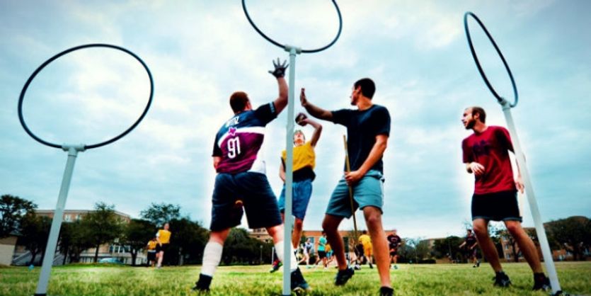 Mudlovský famfrpál v praxi. 