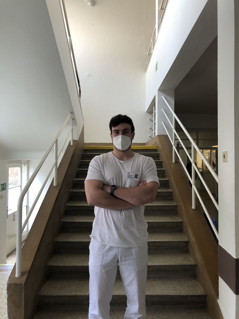 Student fyzioterapie Martin Paš