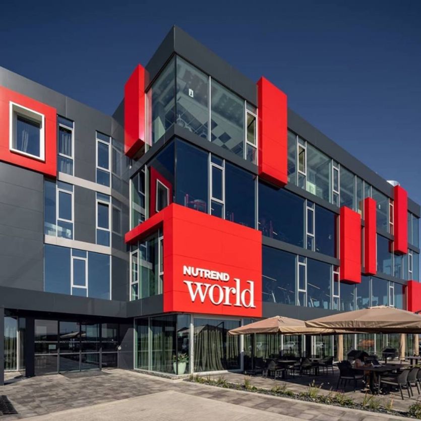 moderní vzhled budovy NUTREND WORLD