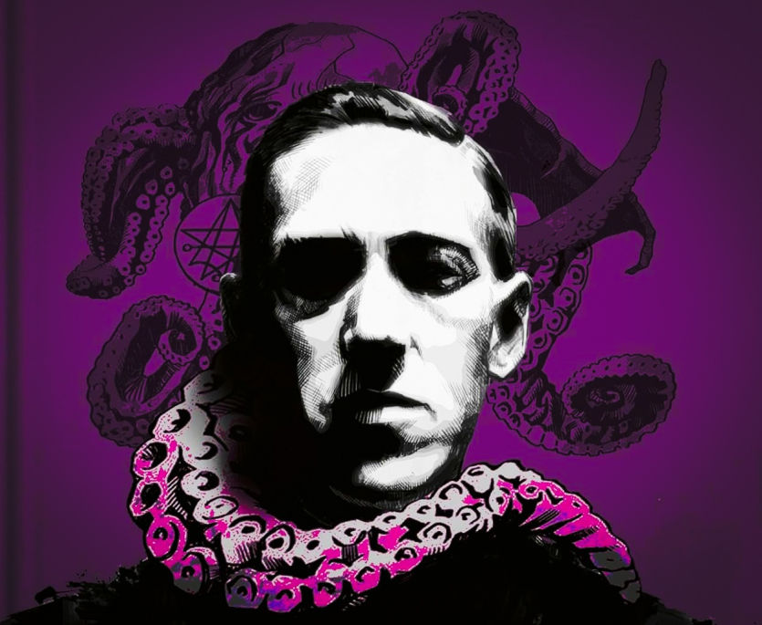 Umělecké ztvárnění H.P Lovecrafta s nádechem jeho povídek