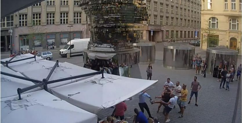 Záznam incidentu z bezpečnostní kamery