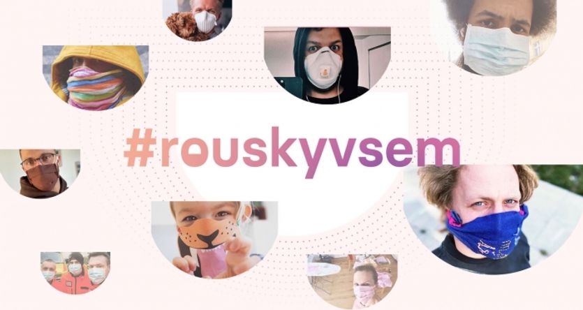"Nasaď si roušku, zachráníš život." takové je heslo webové stránky rouskyvsem.cz