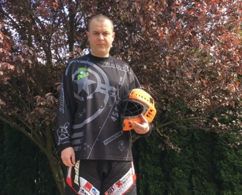 Pavel Studený ve florbalovém dresu