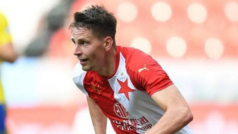 Lukáš Masopust po gólu Slavie