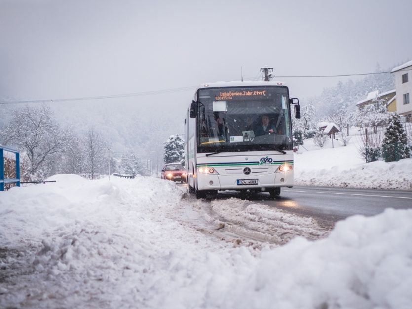 Autobus společnosti ČSAD Vsetín