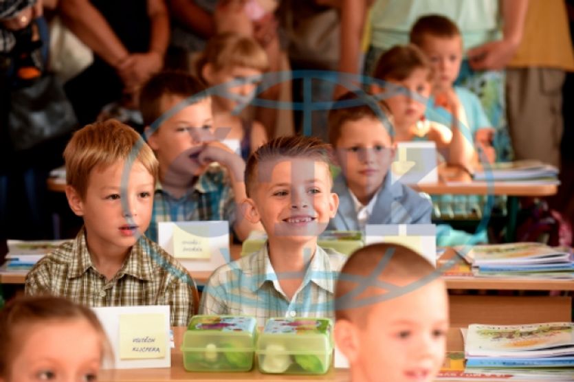 Děti během řešení kvízu