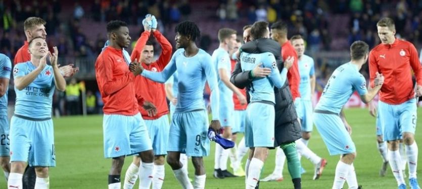 Slavia si proti Barceloně v Lize mistů vedla nadmíru dobře, i když prohrála