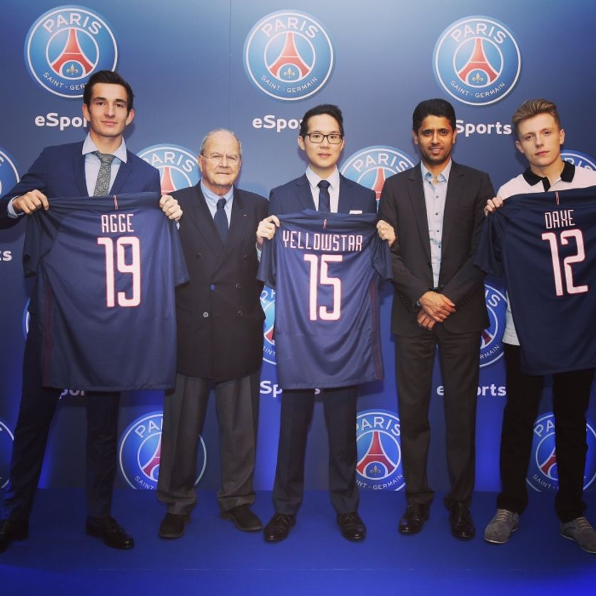 E-sport hráči PSG s majiteli klubu
