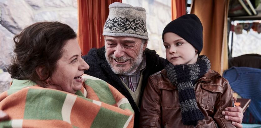 Ukázka z rodinného filmu Bába v ledu