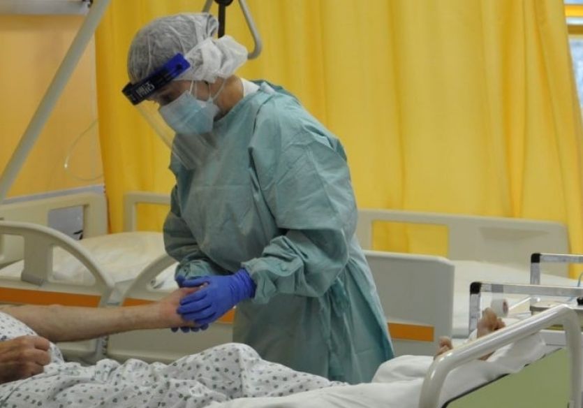 Covidové oddělení v nemocnici Kyjov