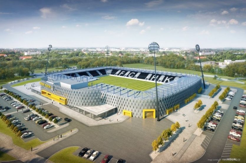 Takto měl vypadat nový hradecký stadion.