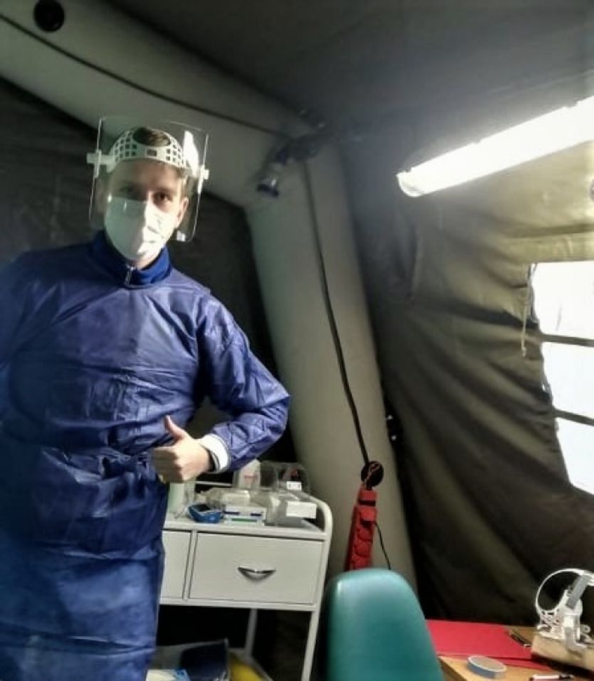 Vojtěch v třídícím stanovišti Nemocnice Jindřichův Hradec, a. s.