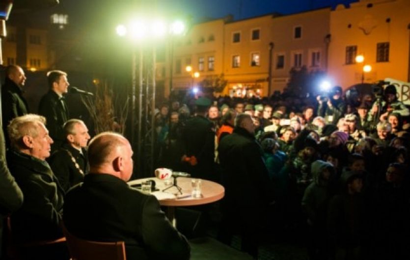 Miloš Zeman v Olomouckém kraji